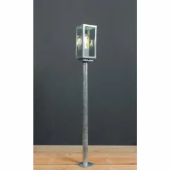 Borne lumineuse Lutec KARO Zingué, 1 lumière