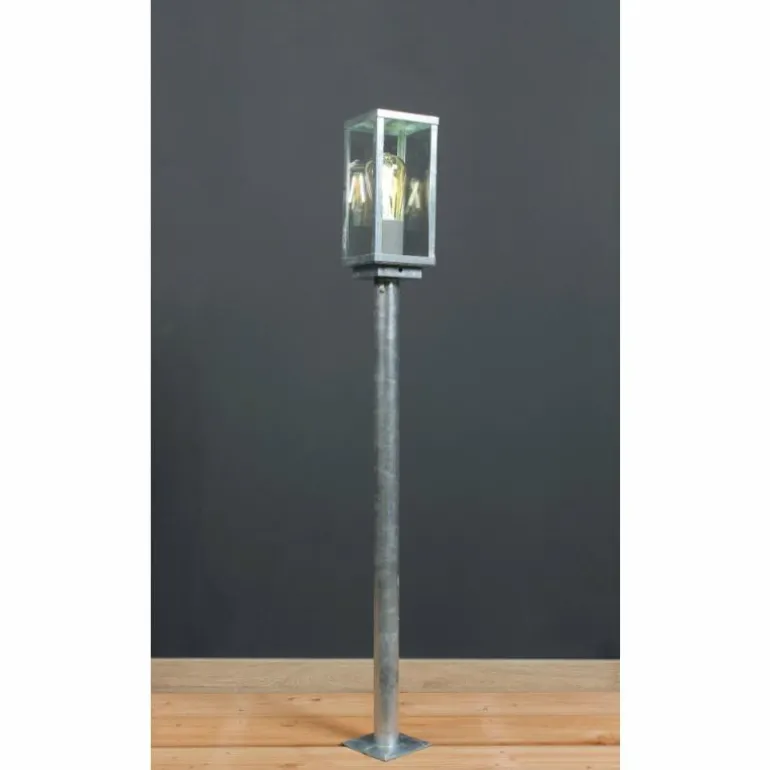 Borne lumineuse Lutec KARO Zingué, 1 lumière