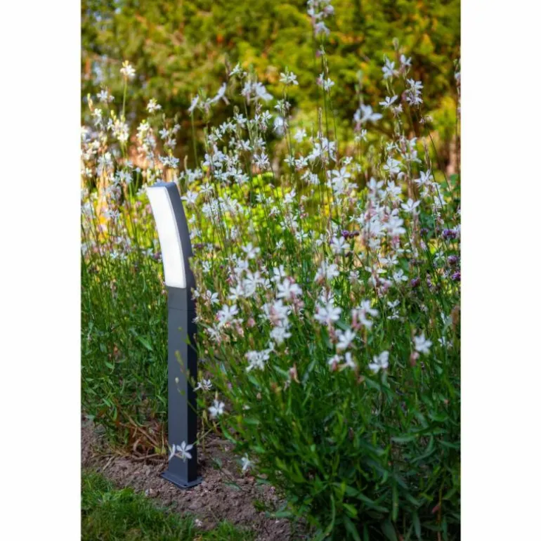 Borne lumineuse Lutec Kira LED Anthracite, 1 lumière