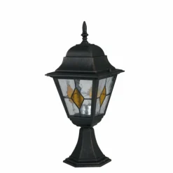 Borne lumineuse Lutec Pisa Anthracite, 1 lumière