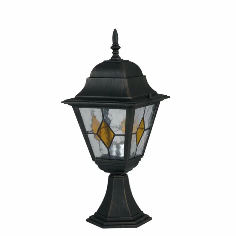 Borne lumineuse Lutec Pisa Anthracite, 1 lumière