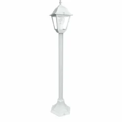 Borne lumineuse Lutec Roma Blanc, 1 lumière