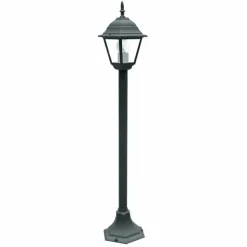 Borne lumineuse Lutec Roma Anthracite, 1 lumière