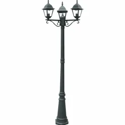 Borne lumineuse Lutec Roma Anthracite, 3 lumières