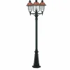 Borne lumineuse Lutec Venezia Anthracite, Cuivre, 1 lumière