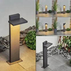 Borne lumineuse Lyckan LED Anthracite, 1 lumière