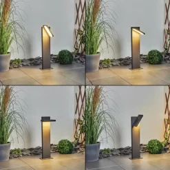 Borne lumineuse Lyckan LED Anthracite, 1 lumière