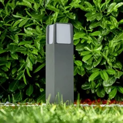 Borne lumineuse Lysabbel LED Anthracite, 1 lumière