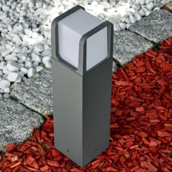 Borne lumineuse Lysabbel LED Anthracite, 1 lumière