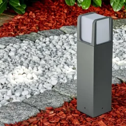 Borne lumineuse Lysabbel LED Anthracite, 1 lumière
