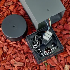 Borne lumineuse Lysabbel LED Anthracite, 1 lumière