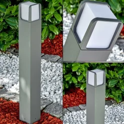 Borne lumineuse Lysabbel LED Anthracite, 1 lumière