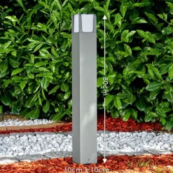 Borne lumineuse Lysabbel LED Anthracite, 1 lumière