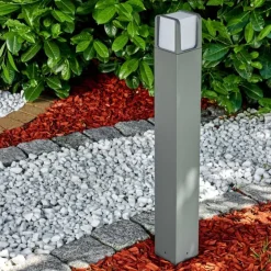 Borne lumineuse Lysabbel LED Anthracite, 1 lumière