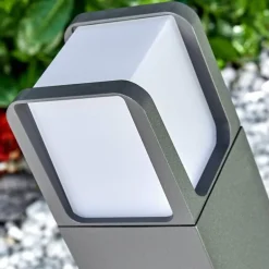 Borne lumineuse Lysabbel LED Anthracite, 1 lumière