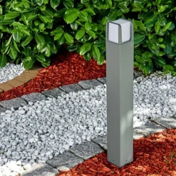 Borne lumineuse Lysabbel LED Anthracite, 1 lumière