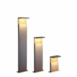 Borne lumineuse Mantra RUKA LED Gris, 1 lumière