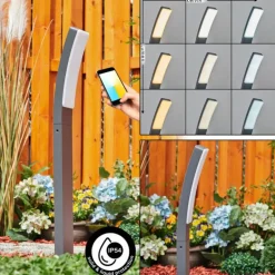 Borne lumineuse Maseru LED Anthracite, 1 lumière