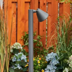 Borne lumineuse Milond Anthracite, 1 lumière