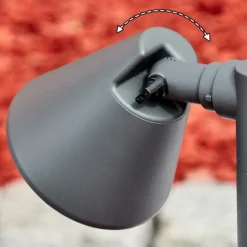 Borne lumineuse Milond Anthracite, 1 lumière