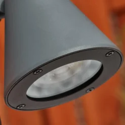 Borne lumineuse Milond Anthracite, 1 lumière