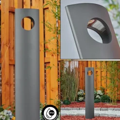 Borne lumineuse Narunteno LED Anthracite, 1 lumière