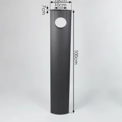 Borne lumineuse Narunteno LED Anthracite, 1 lumière