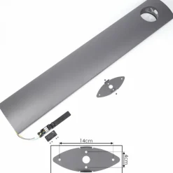 Borne lumineuse Narunteno LED Anthracite, 1 lumière