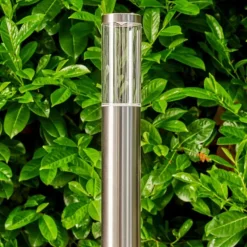 Borne lumineuse Noreaz LED Acier inoxydable, 1 lumière