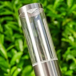 Borne lumineuse Noreaz LED Acier inoxydable, 1 lumière