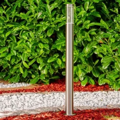 Borne lumineuse Noreaz LED Acier inoxydable, 1 lumière