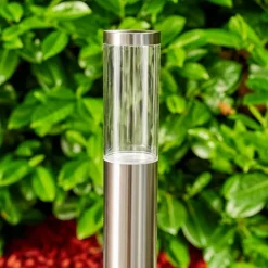 Borne lumineuse Noreaz LED Acier inoxydable, 1 lumière