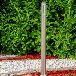 Borne lumineuse Noreaz LED Acier inoxydable, 1 lumière