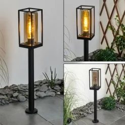 Borne lumineuse Palanga Noir, 1 lumière