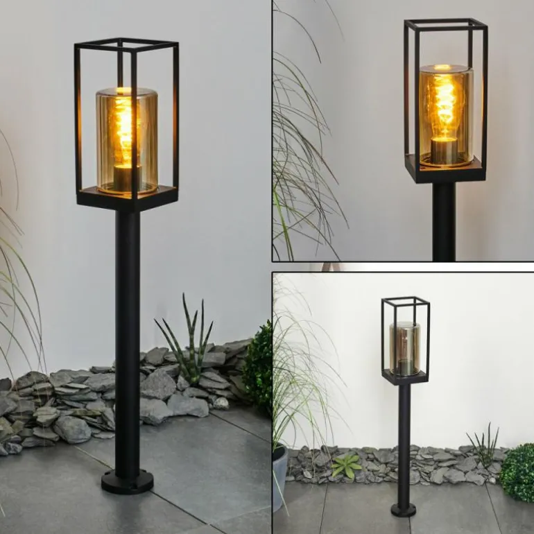 Borne lumineuse Palanga Noir, 1 lumière