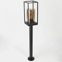 Borne lumineuse Palanga Noir, 1 lumière