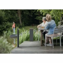 Borne lumineuse Philips Bustan LED Anthracite, 2 lumières