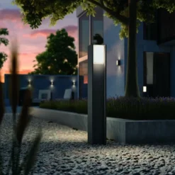 Borne lumineuse Philips Hue White Turaco LED Anthracite, 1 lumière