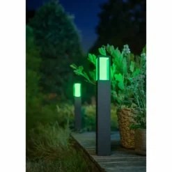 Borne lumineuse Philips Hue Ambiance White & Color Impress LED Noir, 1 lumière, Changeur de couleurs