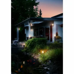 Borne lumineuse Philips Hue Ambiance White & Color Impress LED Noir, 1 lumière, Changeur de couleurs