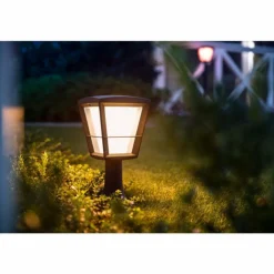 Borne lumineuse Philips Hue Ambiance White & Color Econic LED Noir, 1 lumière, Changeur de couleurs