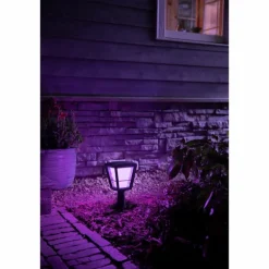 Borne lumineuse Philips Hue Ambiance White & Color Econic LED Noir, 1 lumière, Changeur de couleurs