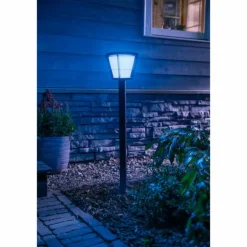 Borne lumineuse Philips Hue Ambiance White & Color Econic LED Noir, 1 lumière, Changeur de couleurs