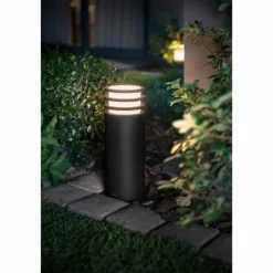 Borne lumineuse Philips Hue White Lucca LED Anthracite, 1 lumière