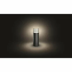 Borne lumineuse Philips Hue White Lucca LED Anthracite, 1 lumière