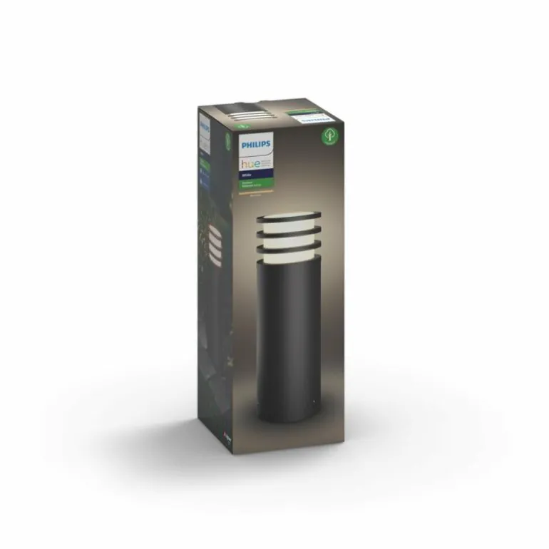Borne lumineuse Philips Hue White Lucca LED Anthracite, 1 lumière