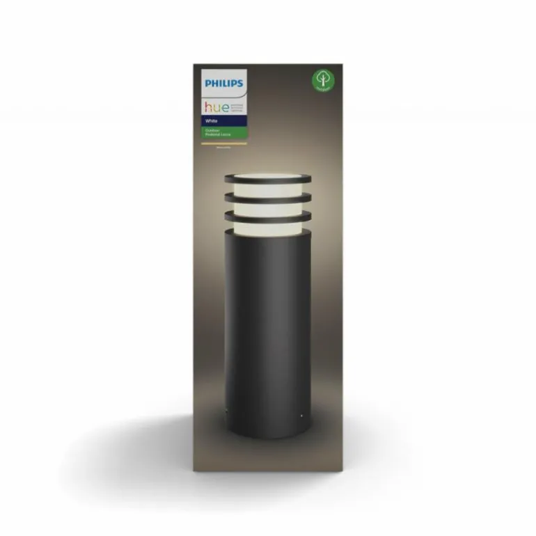 Borne lumineuse Philips Hue White Lucca LED Anthracite, 1 lumière