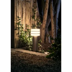 Borne lumineuse Philips Hue White Tuar LED Acier inoxydable, Argenté, 1 lumière