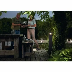 Borne lumineuse Philips Parterre LED Noir, 1 lumière