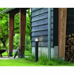 Borne lumineuse Philips Stock LED Anthracite, 1 lumière